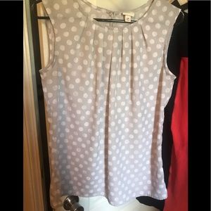 Merona polka dot shell